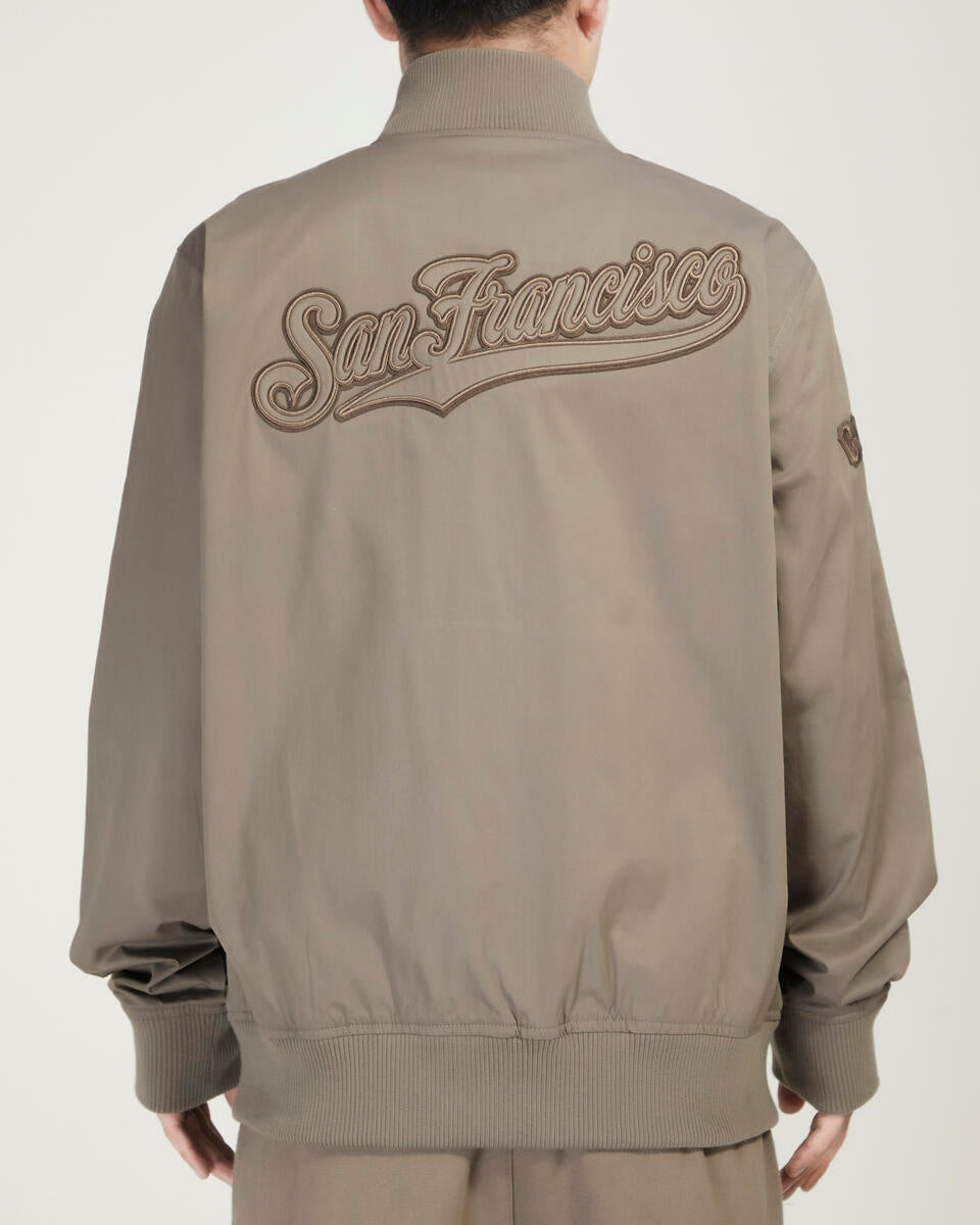 Pro Standard San Francisco Giants Neutral Twill Jacket