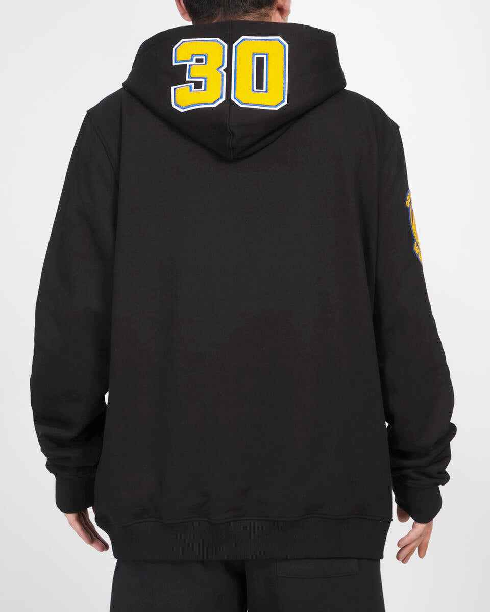 Pro Standard Golden State Warriors Steph Curry #30 Sky Hook Flc Po Hoodie-Black