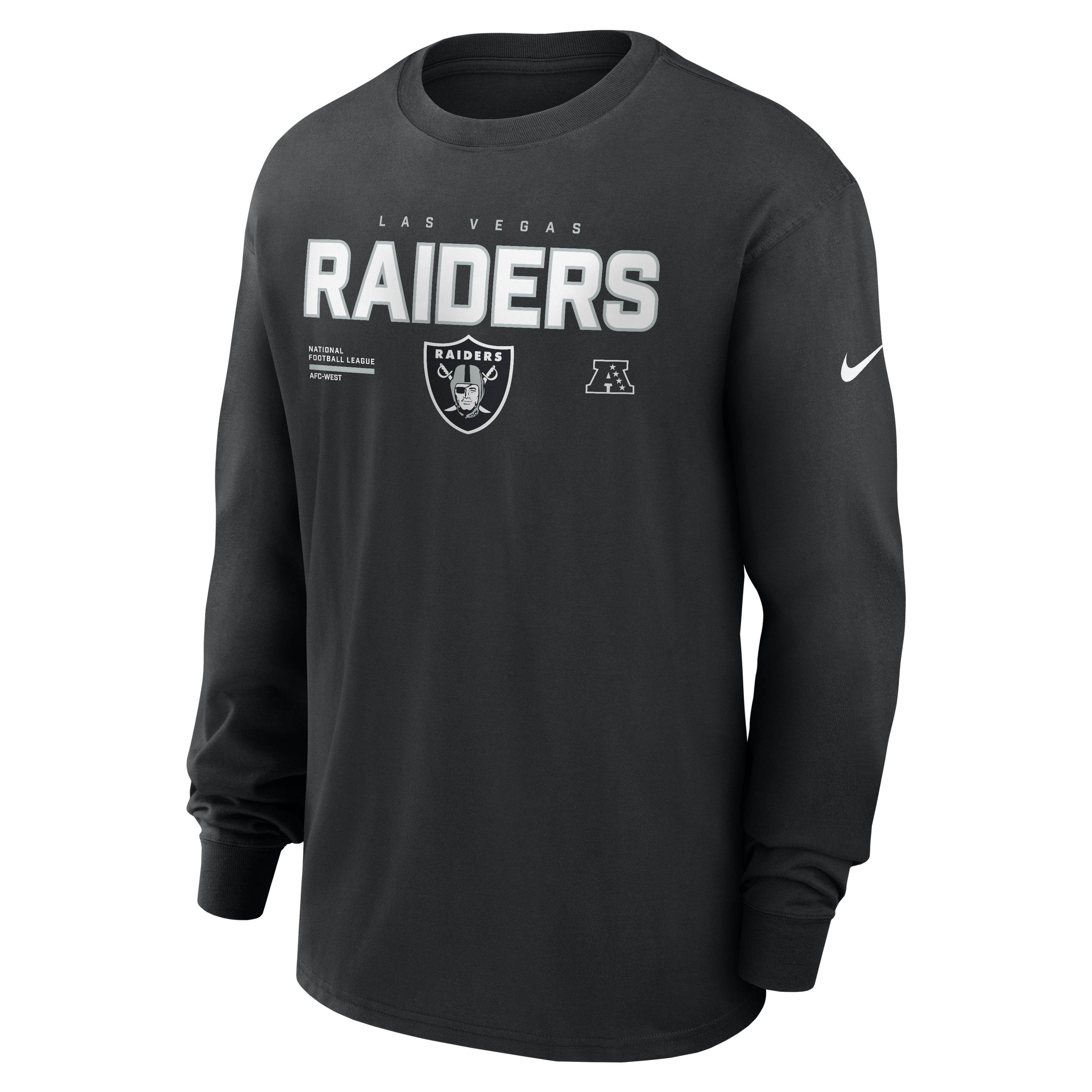 Nike Las Vegas Raiders Long Sleeve T-Shirt-Black