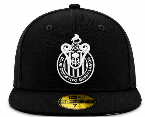 New Era C.D Guadalajara 59Fifty Fitted Hat - Black/White