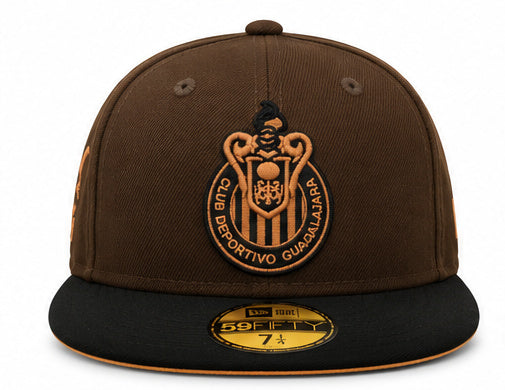 New Era C.D Guadalajara "Goat" Side Patch - Brown/Black