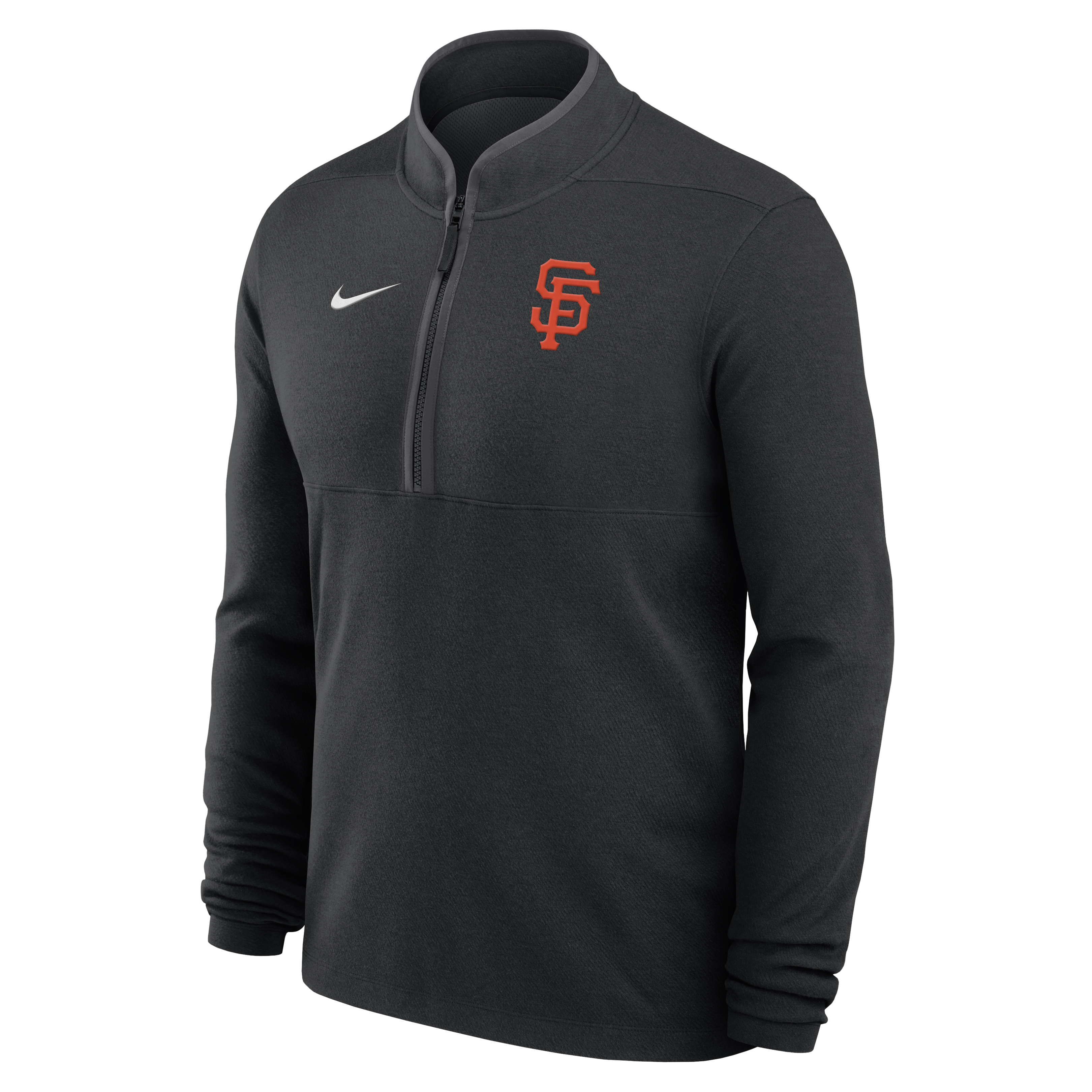 Nike Men's San Francisco Giants Victory Half-Zip Pullover Jacket - Black