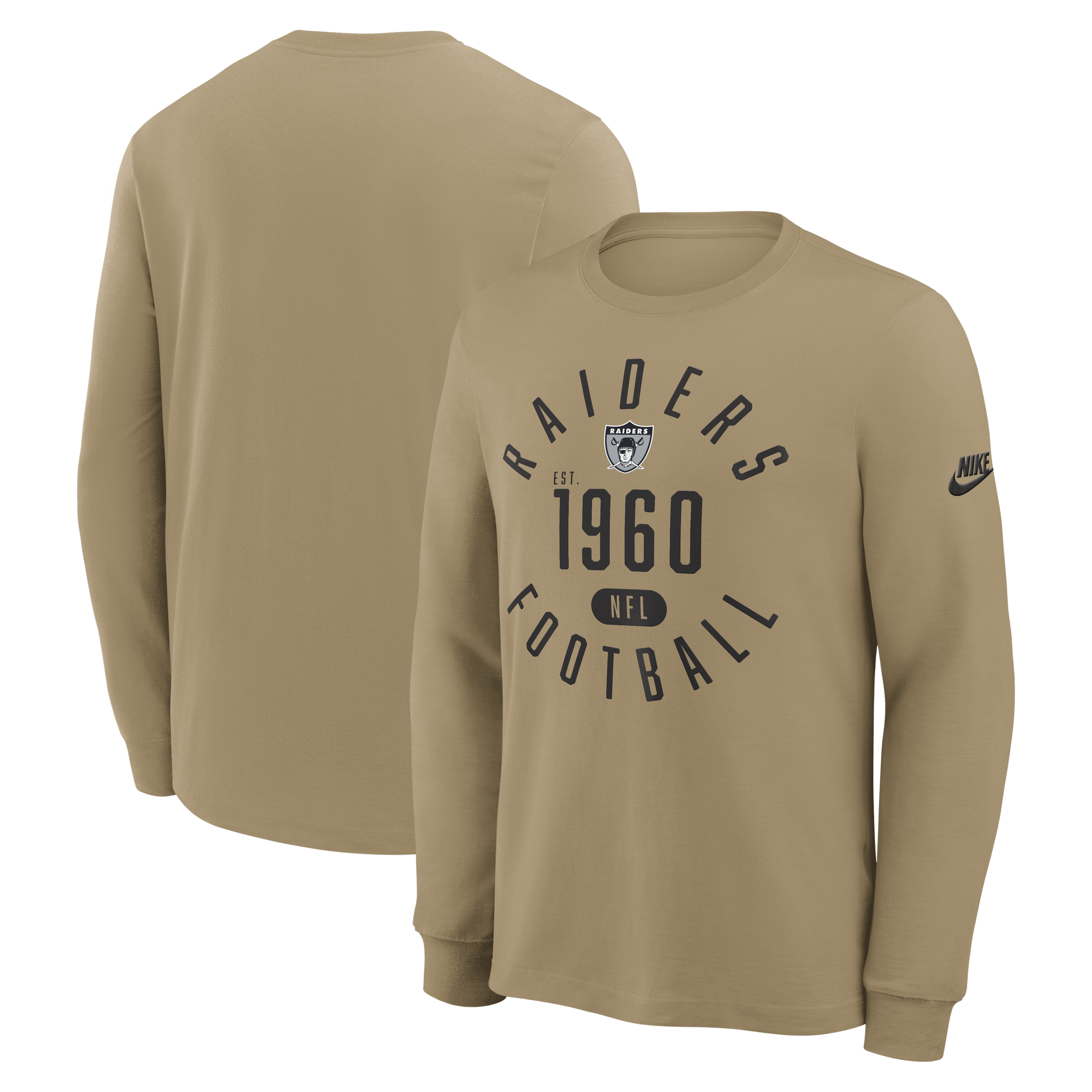 Nike Las Vegas Raiders Rewind Long Sleeve T-Shirt-