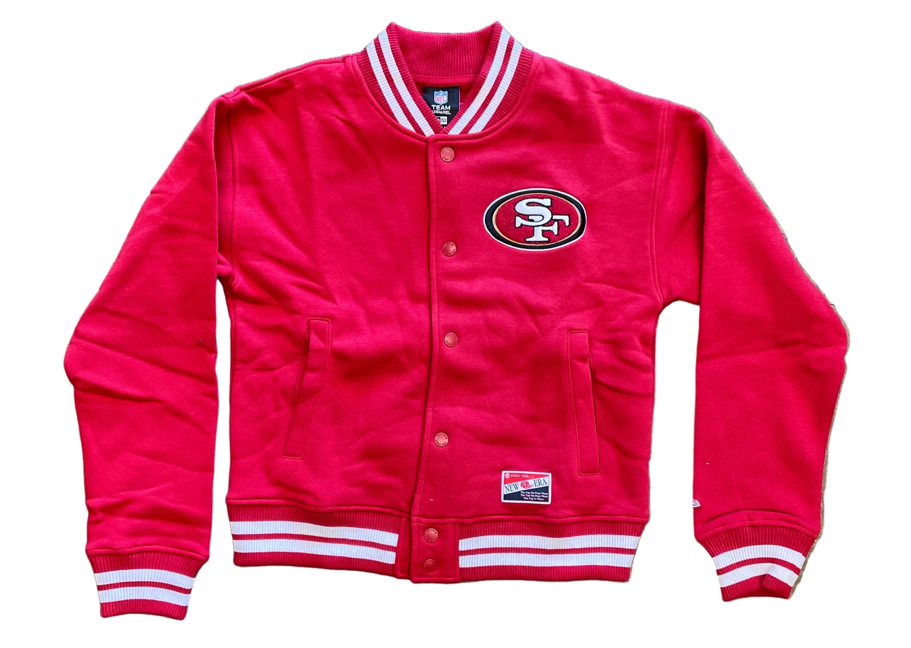 New Era Women's San Francisco 49ers Throwback Fleece Full-Snap Jacket