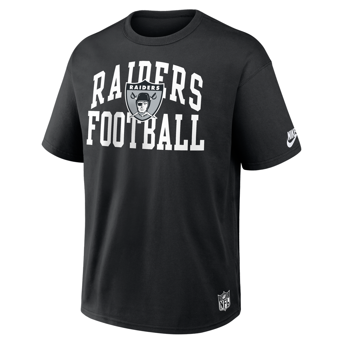 Nike Las Vegas Raiders Rewind Heavy Duty T-Shirt-Black