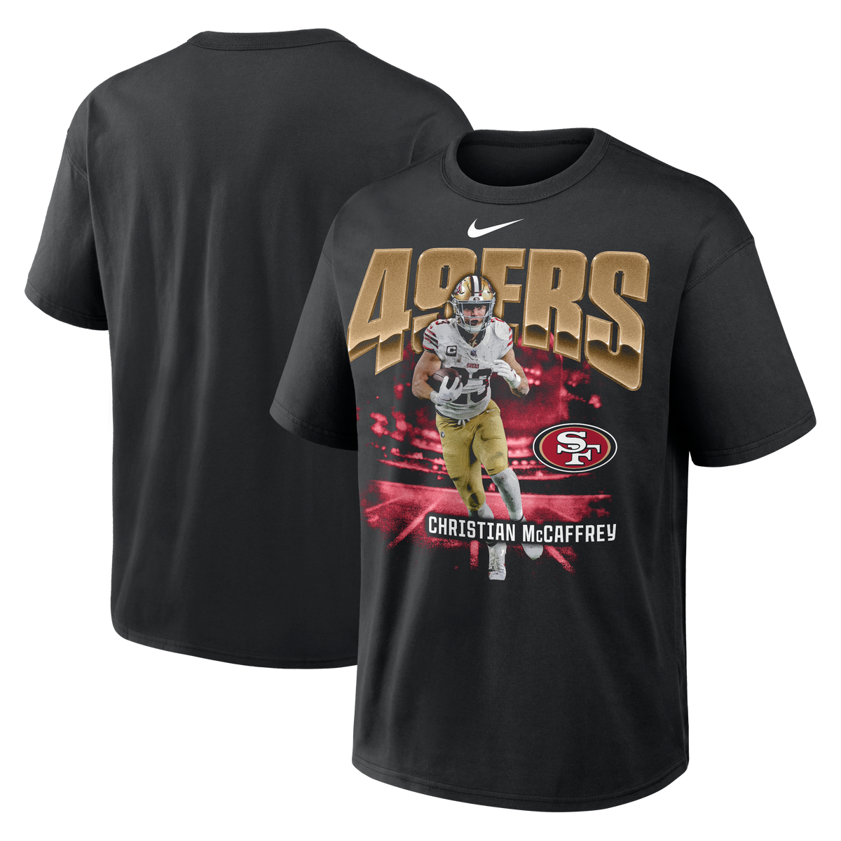 Nike San Francisco 49ers Christian McCaffrey Loose Fit Heavyweight T-Shirt
