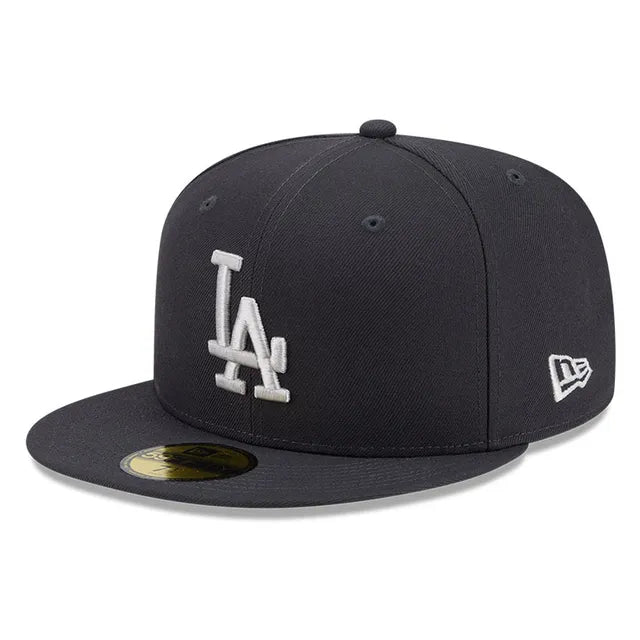 New Era Los Angeles Dodgers 59FIFTY Fitted Hat - Dark Grey Anthracite