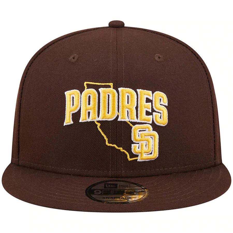 New Era San Diego Padres State Logo 9FIFTY Snapback Hat