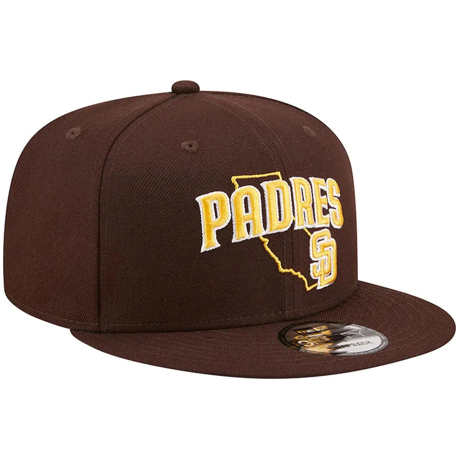 New Era San Diego Padres State Logo 9FIFTY Snapback Hat