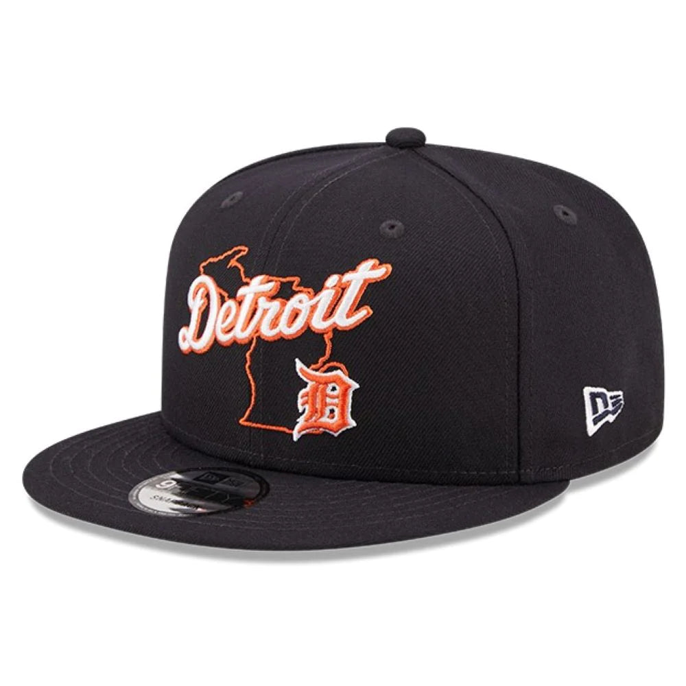 New Era Detroit Tigers State Logo 9FIFTY Snapback Hat