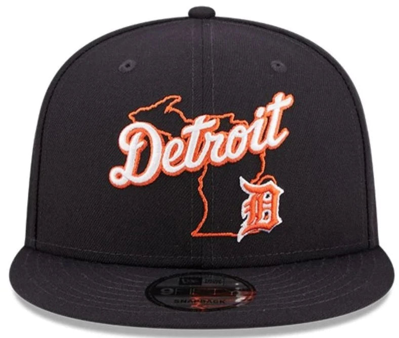 New Era Detroit Tigers State Logo 9FIFTY Snapback Hat