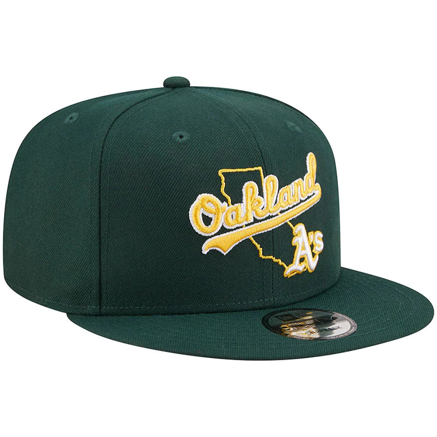 New Era Oakland Athletics State Logo 9FIFTY Snapback Hat