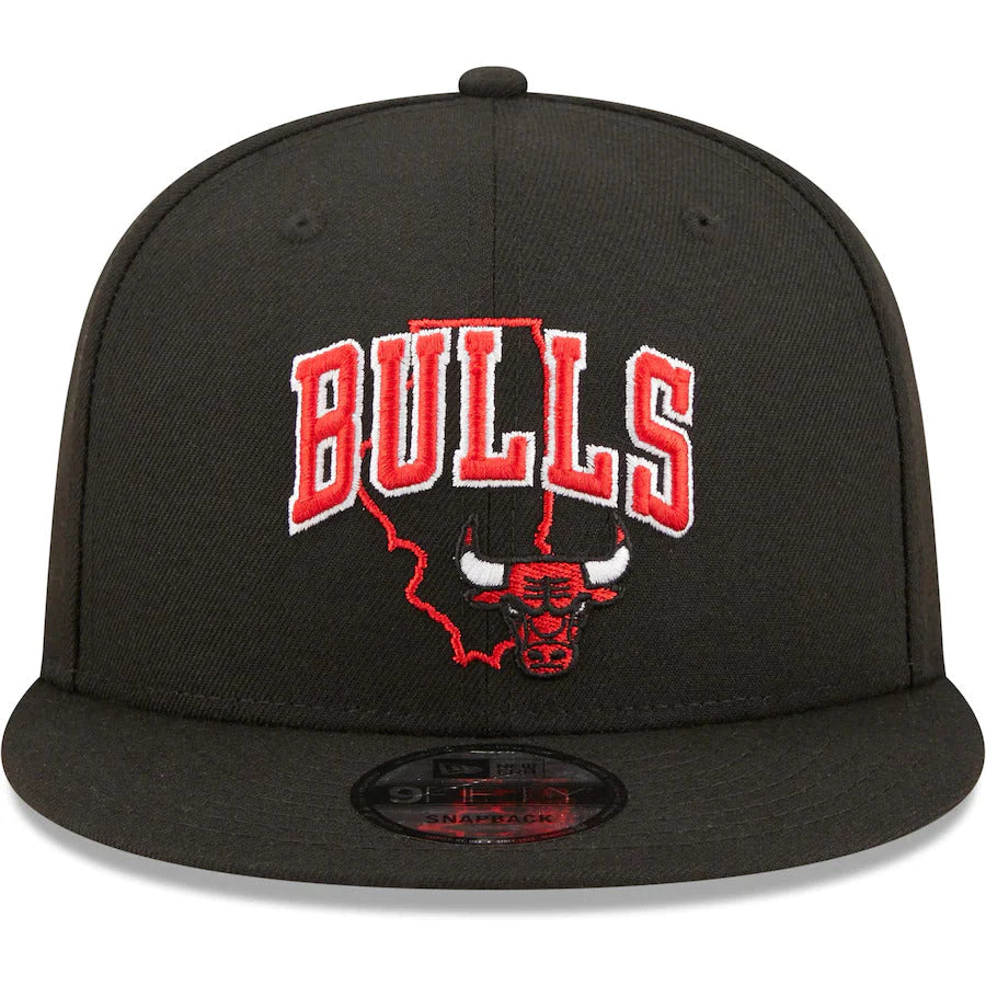 New Era Chicago Bulls State Logo 9FIFTY Snapback Hat