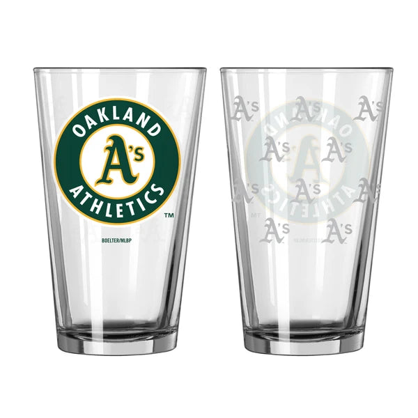 Oakland Athletics 16oz Gameday Pint Glass