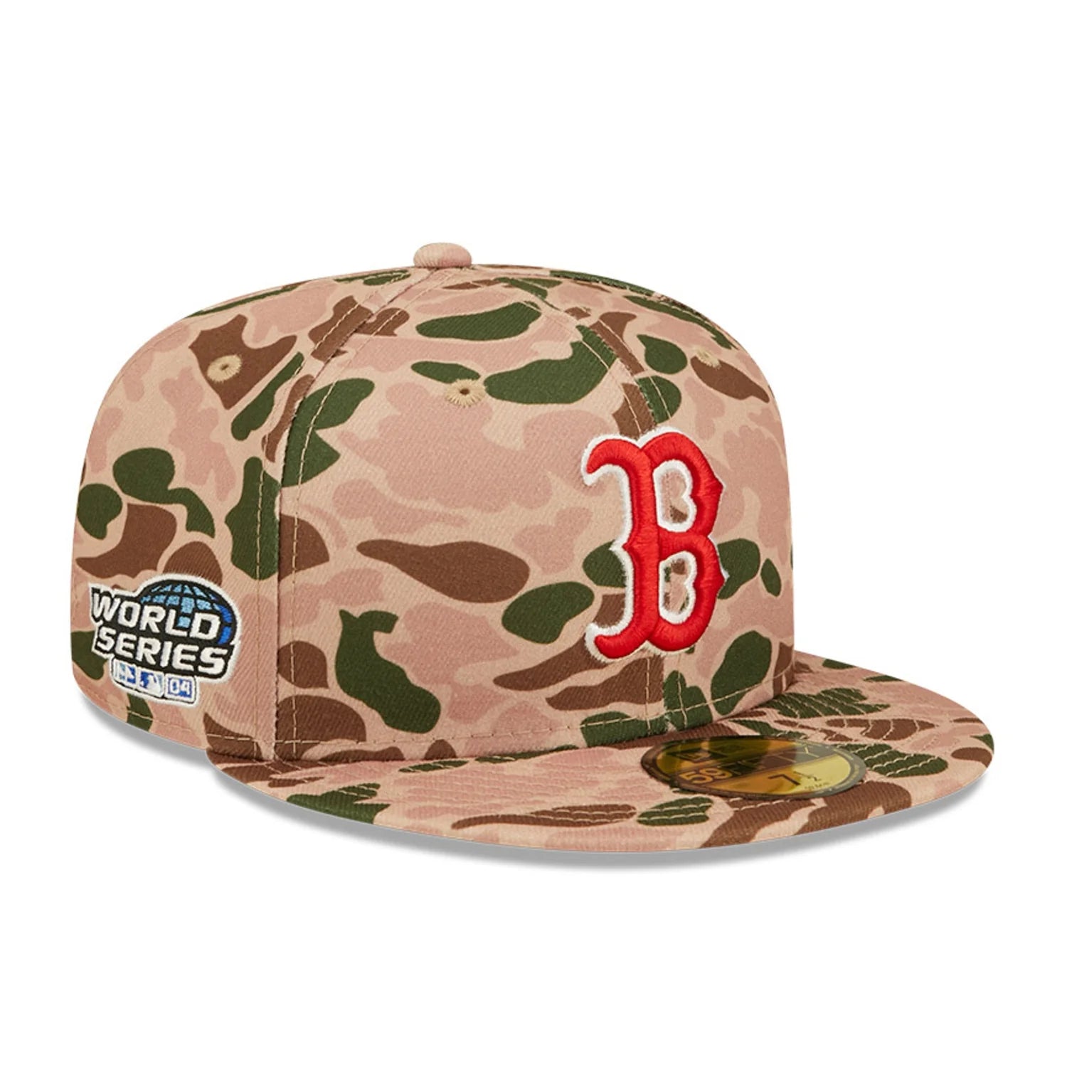 New Era Boston Red Sox 2004 World Series Side Patch Duck Camo 59FIFTY Fitted Hat