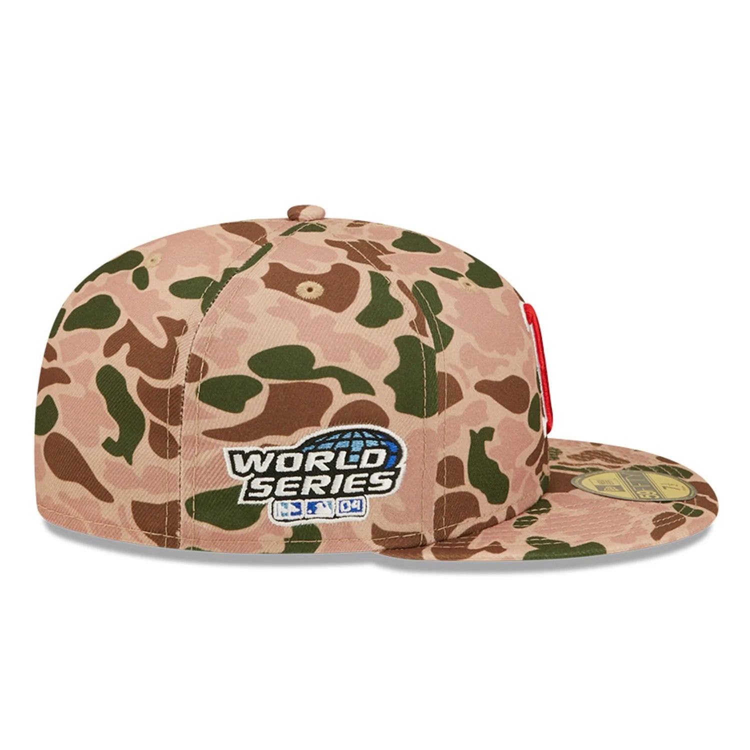 New Era Boston Red Sox 2004 World Series Side Patch Duck Camo 59FIFTY Fitted Hat