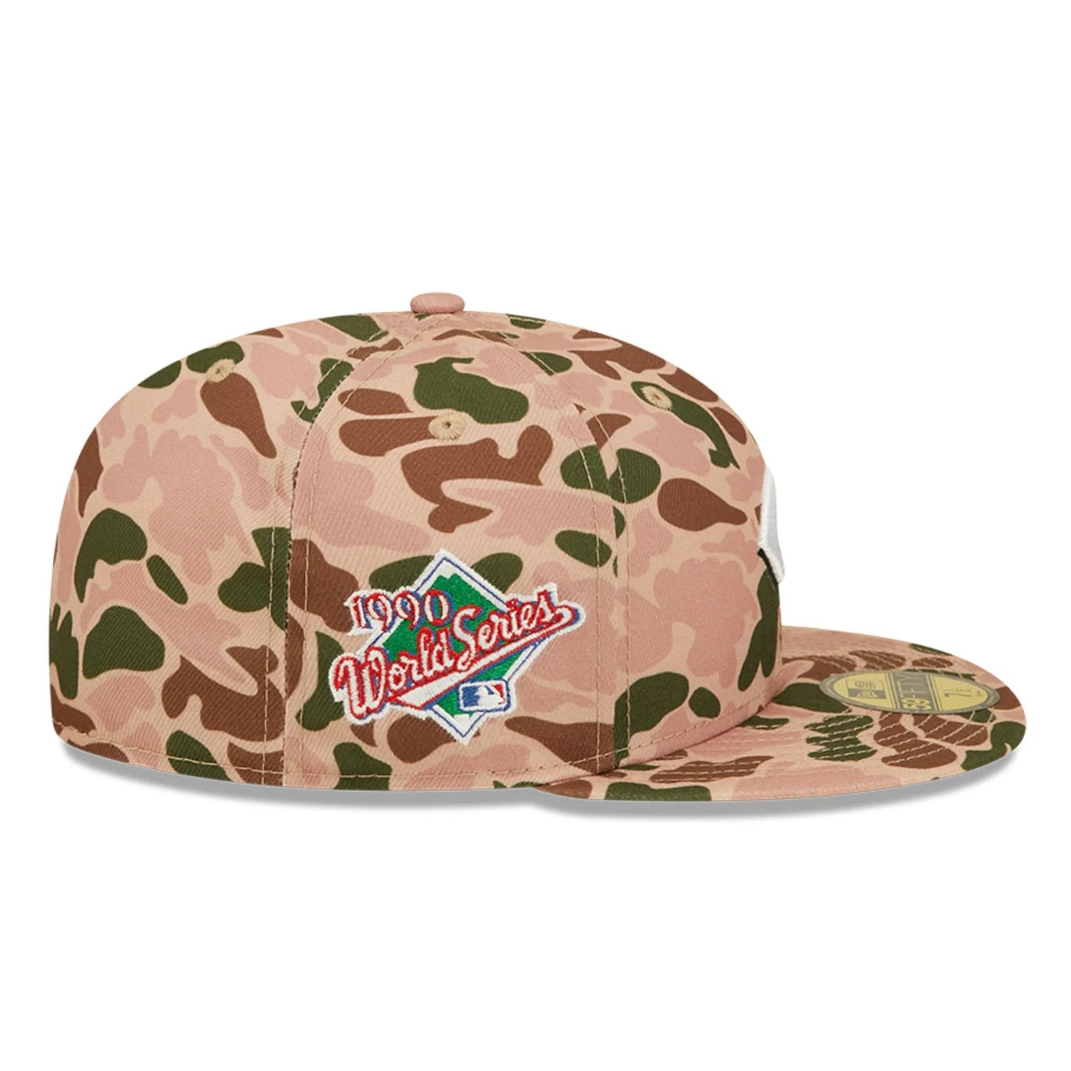 New Era Cincinnati Reds 1990 World Series Side Patch Duck Camo 59FIFTY Fitted Hat