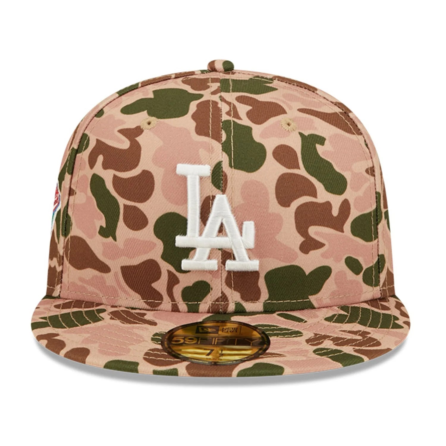 New Era Los Angeles Dodgers 1988 World Series Side Patch Duck Camo 59FIFTY Fitted Hat