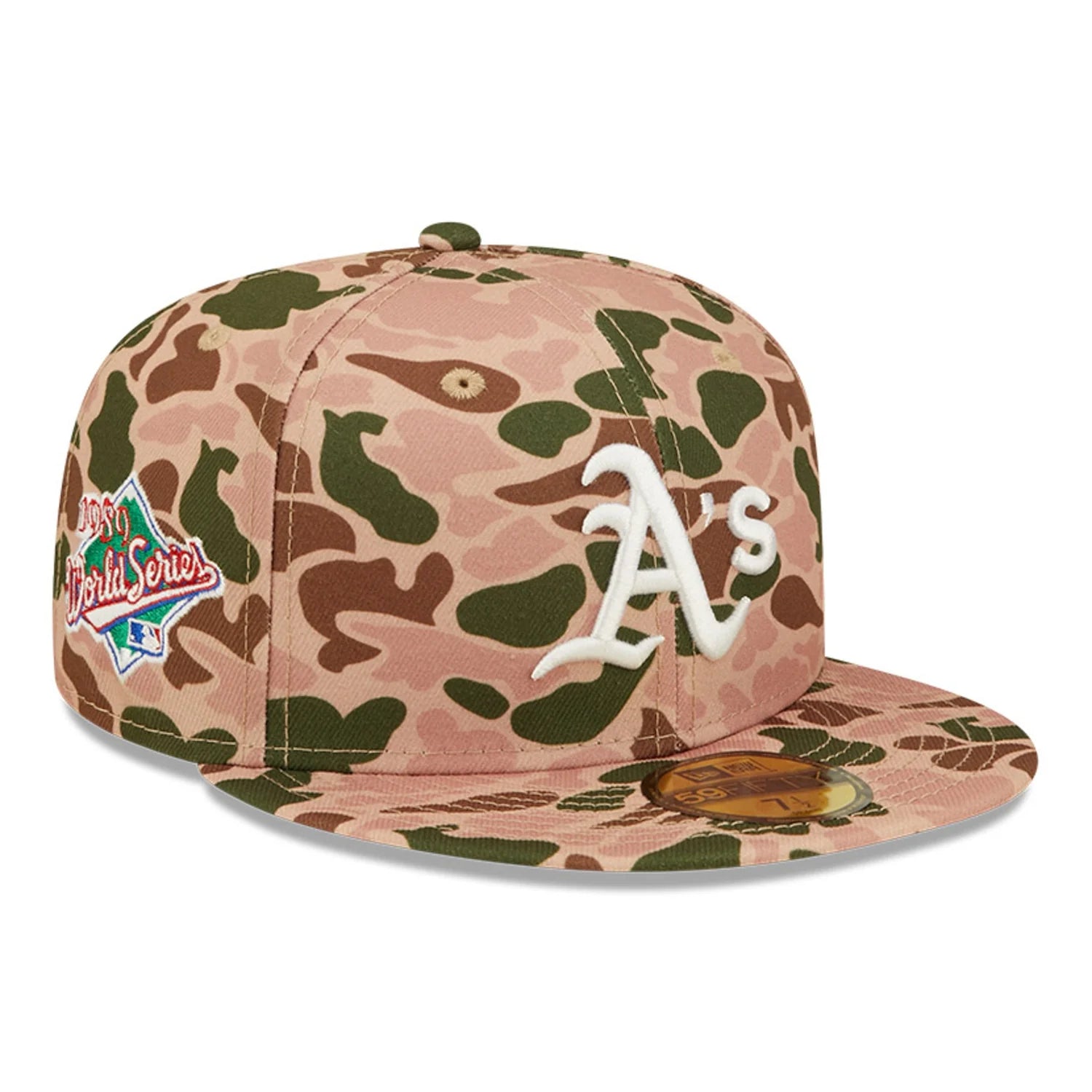 New Era Oakland Athletics 1989 World Series Side Patch Duck Camo 59FIFTY Fitted Hat