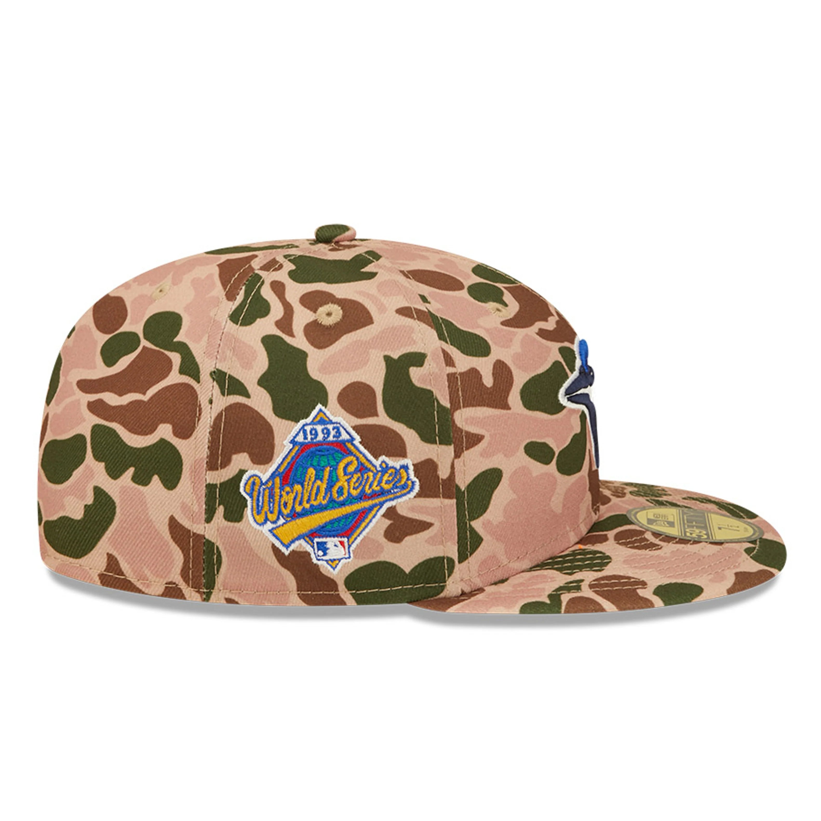 New Era Toronto Blue Jays 1993 World Series Side Patch Duck Camo 59FIFTY Fitted Hat