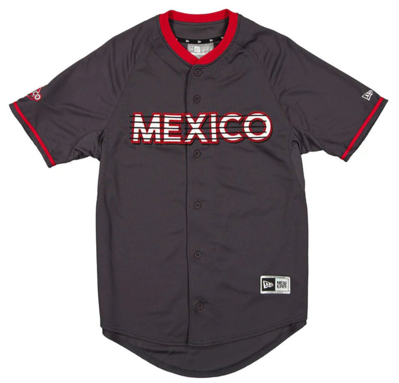 New Era Diablos Rojos del México LMB 100th Anniversary Gray Alt Jersey