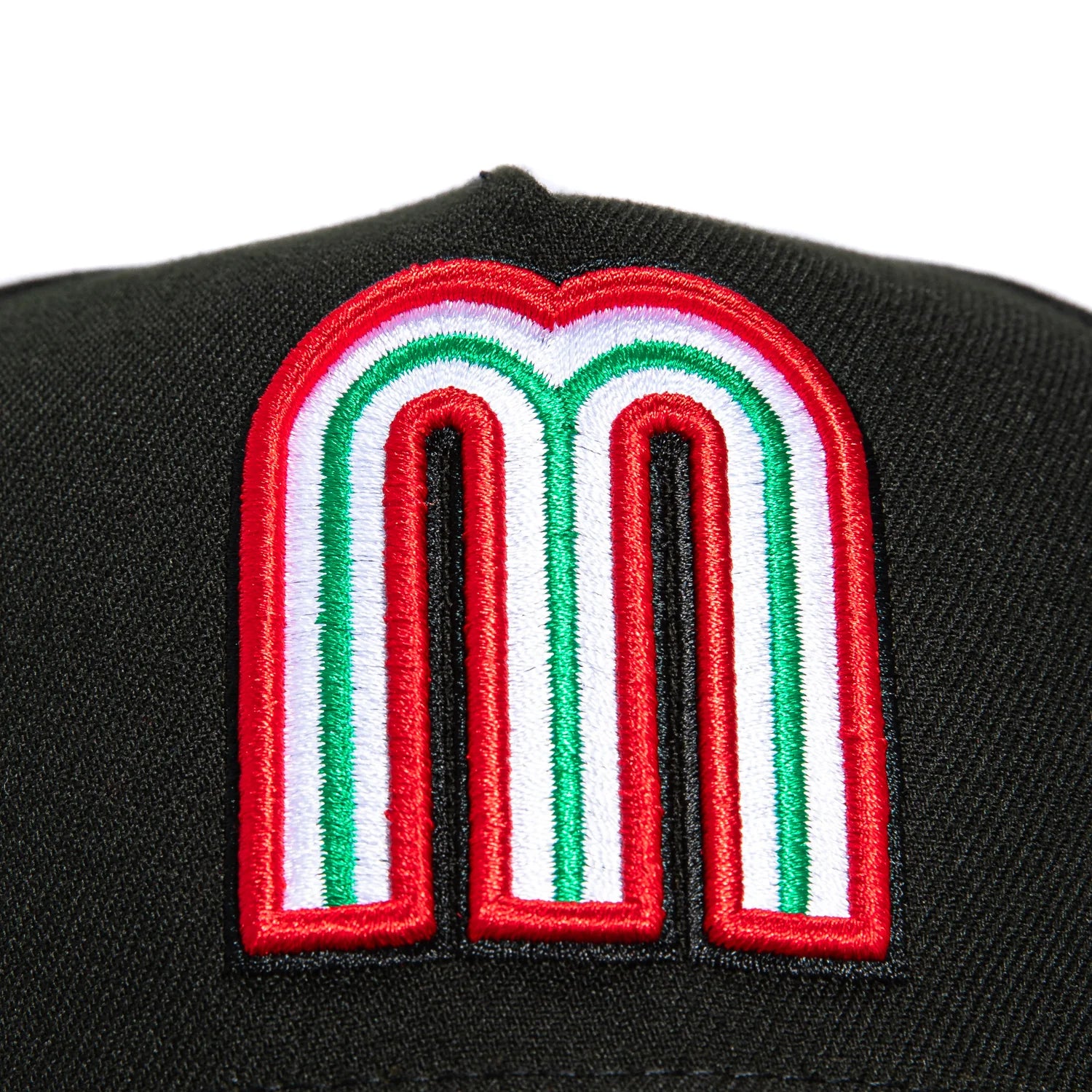 New Era Mexico WBC 9FORTY A-Frame Snapback Hat-Black/Brown