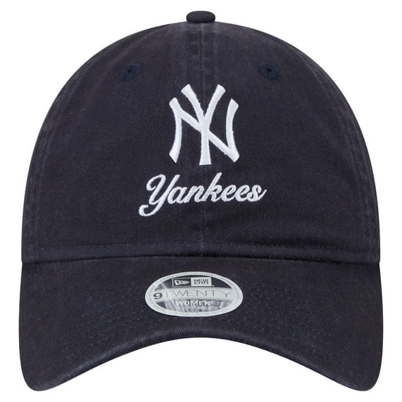 New Era Women's New York Yankees Preppy Team 9TWENTY Adjustable Hat-Navy