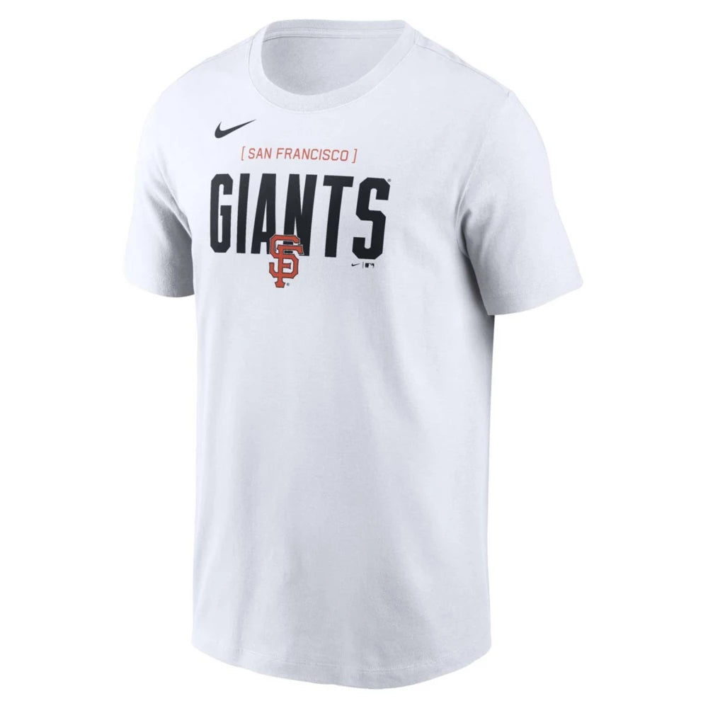 Nike Men's San Francisco Giants Team Bracket T-Shirt-White