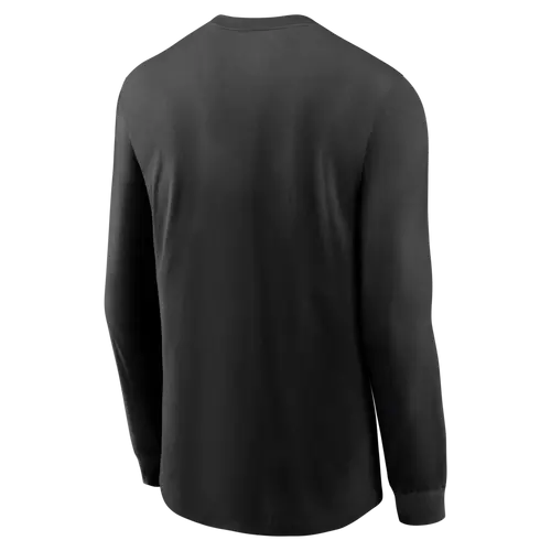 Nike San Francisco 49ers Essential Long-Sleeve Cotton T-Shirt - Black