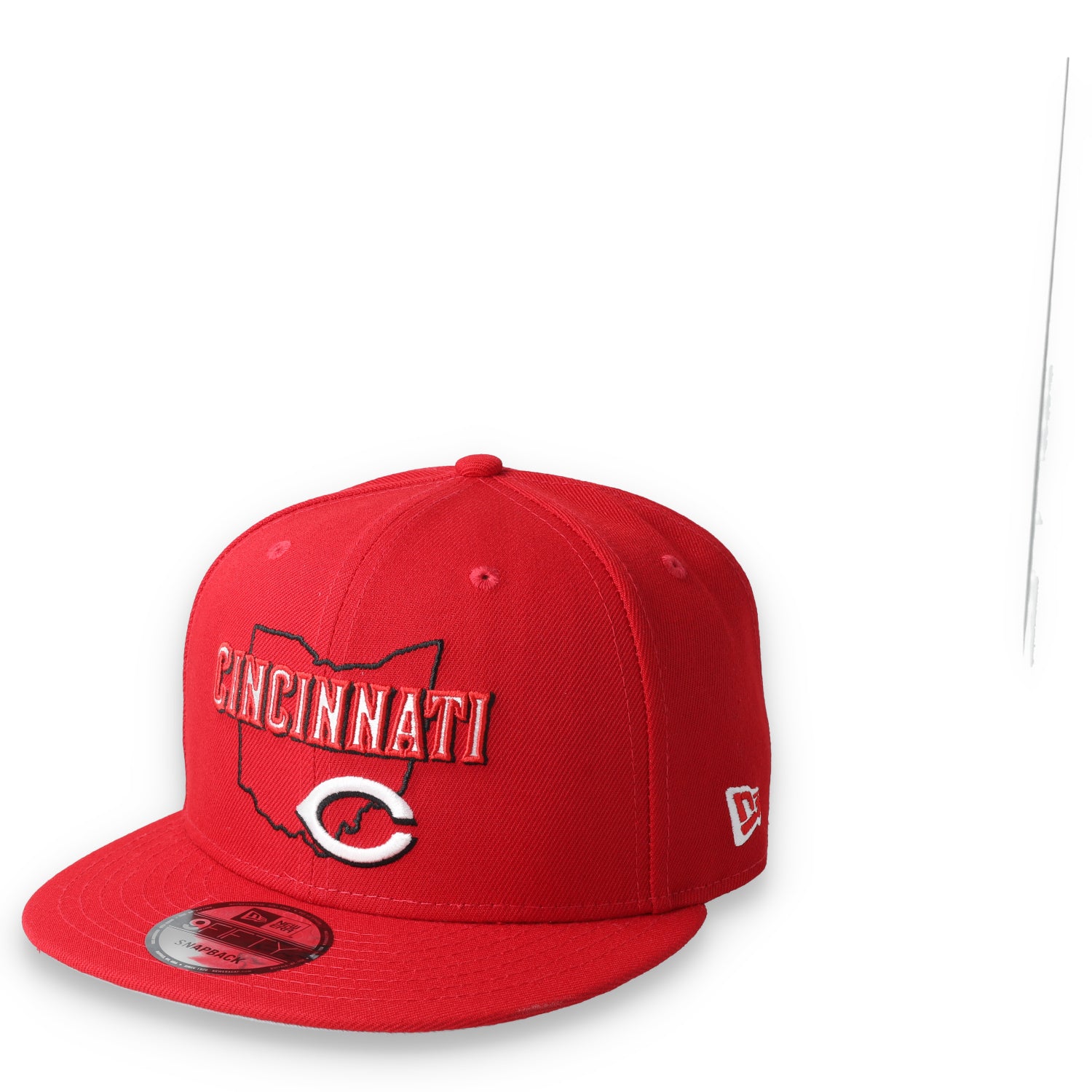 New Era Cincinnati Reds Logo State 9FIFTY Snapback Hat-Red