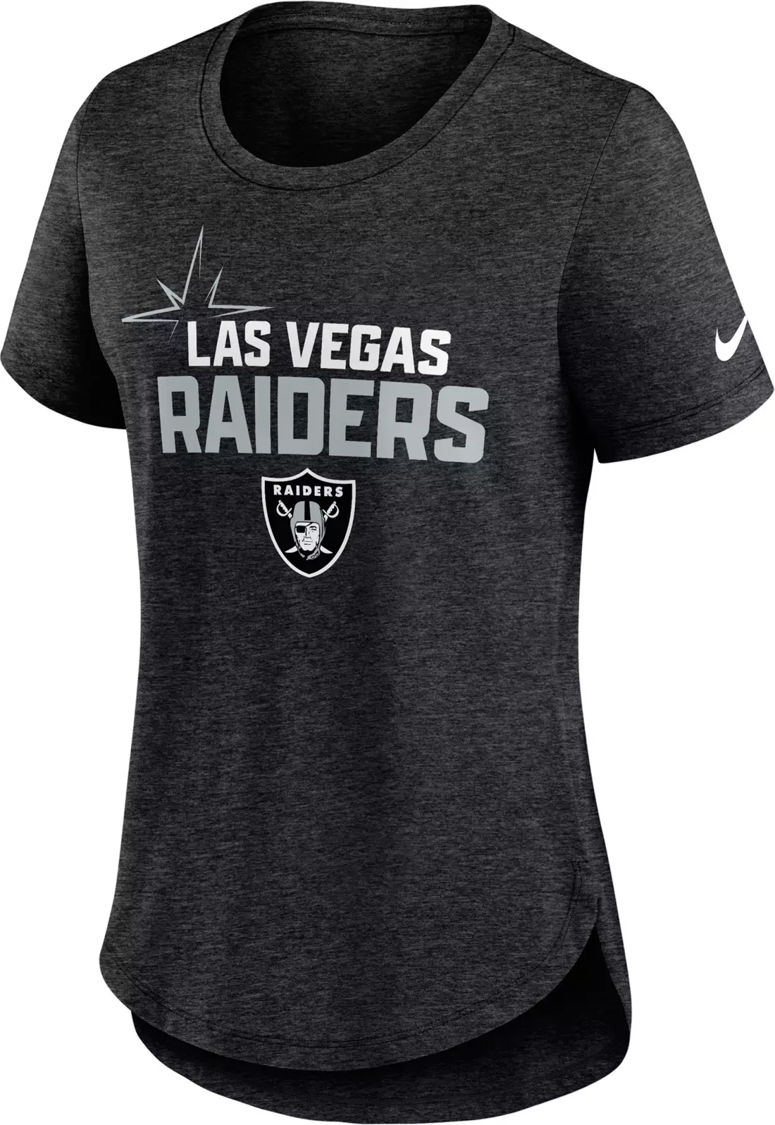 Nike Women's Las Vegas Raiders Local Black Tri-Blend T-Shirt