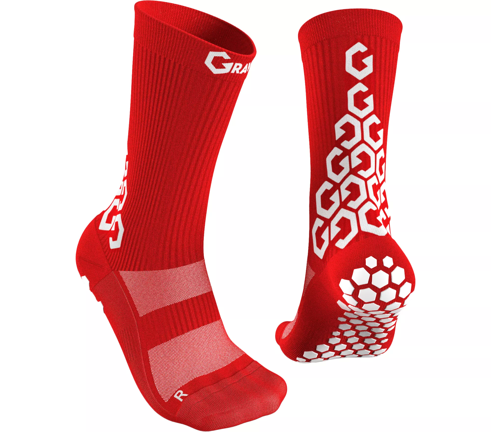 SENDA GRAVITY PRO GRIP SOCKS -RED