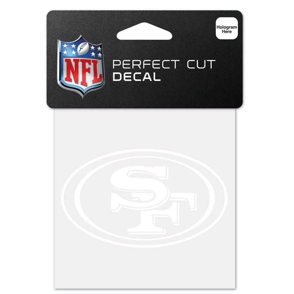 San Francisco 49ers Perfect Cut Color Decal 4" X 4"