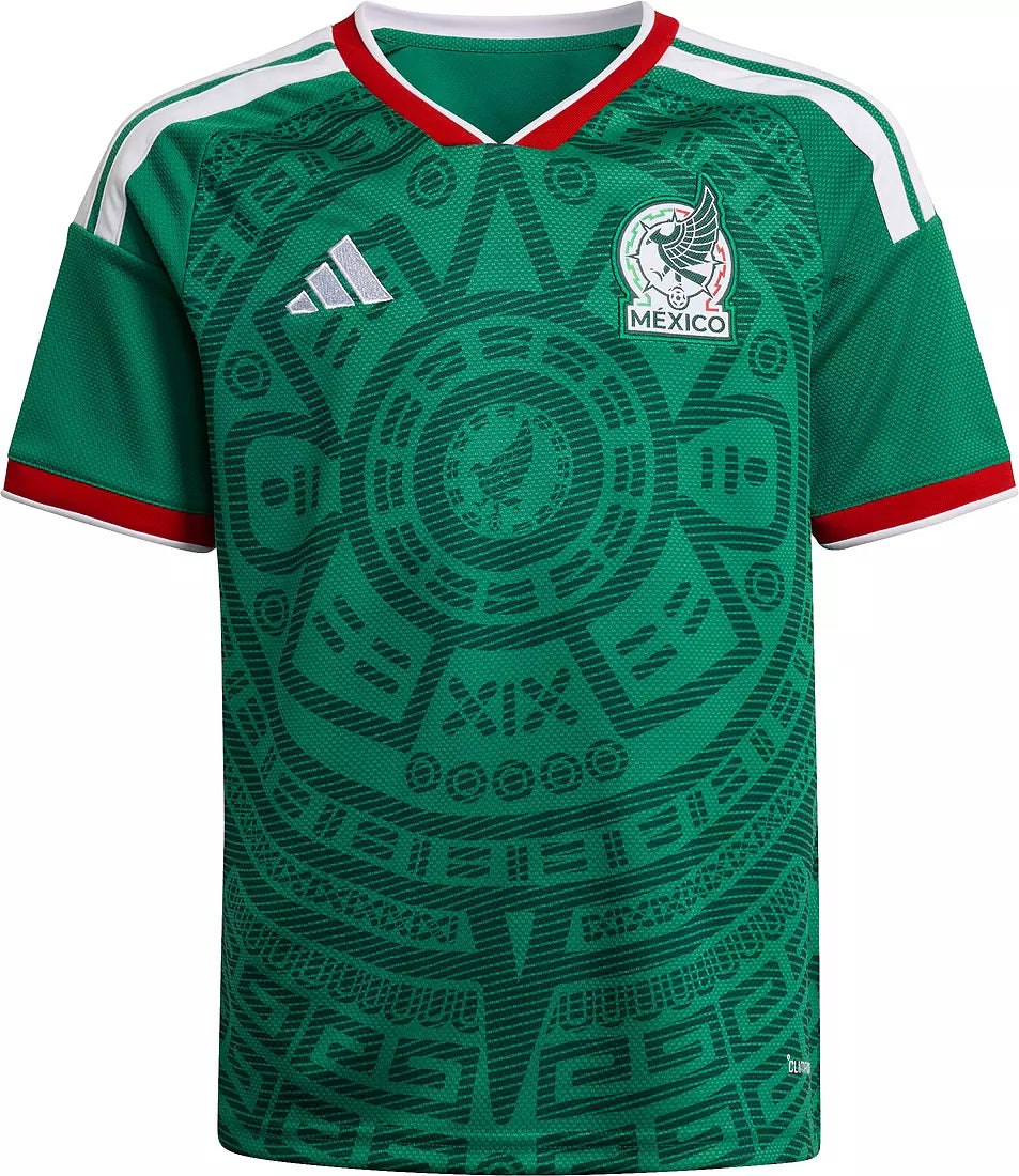 Adidas Youth Mexico Home Jersey 2026