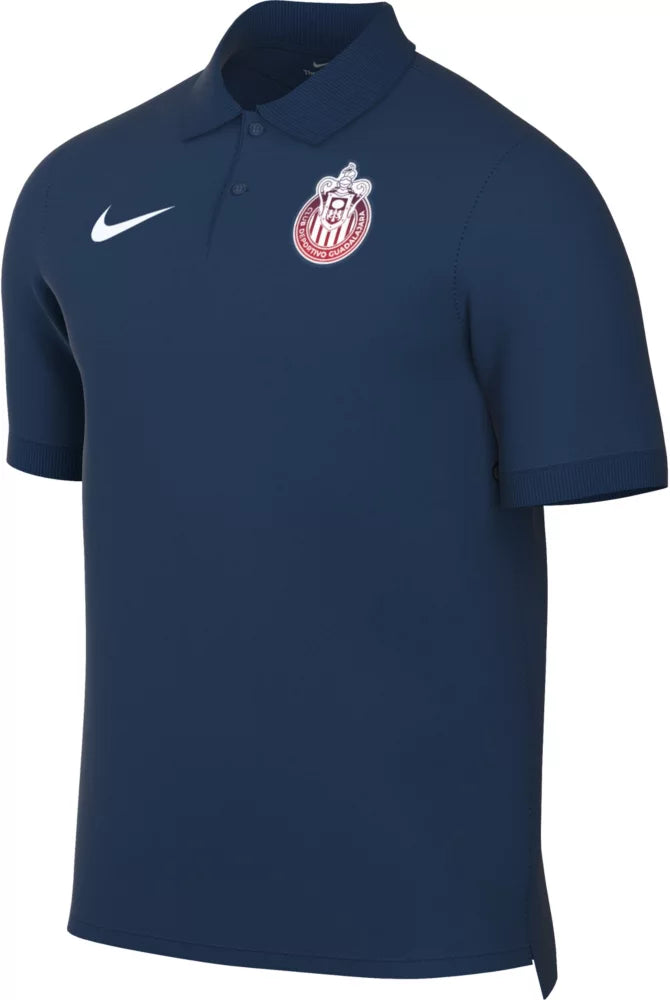 Nike Chivas F.C Slim Authentic Polo - Navy