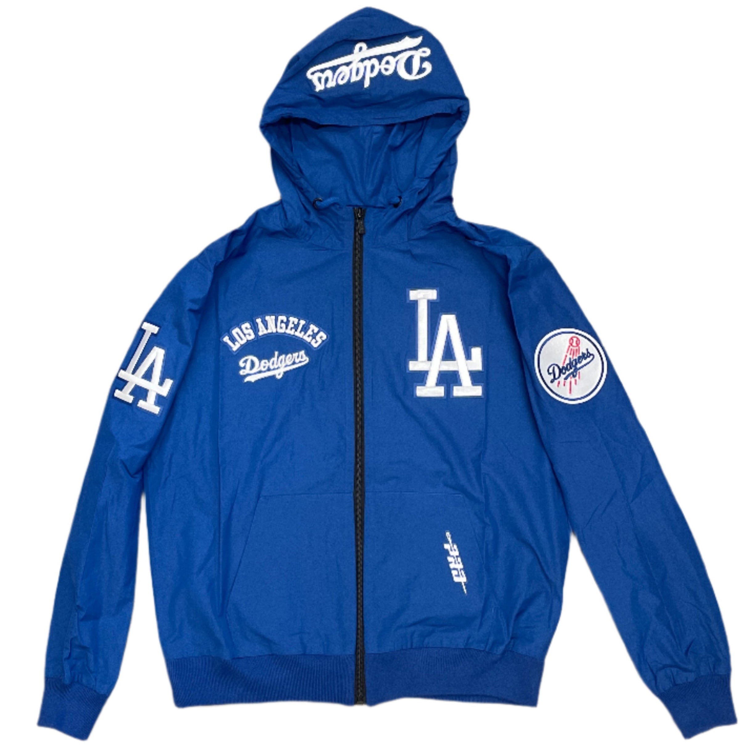 Pro Standard Los Angeles Dodgers Hybrid Woven Fz Jacket-Royal