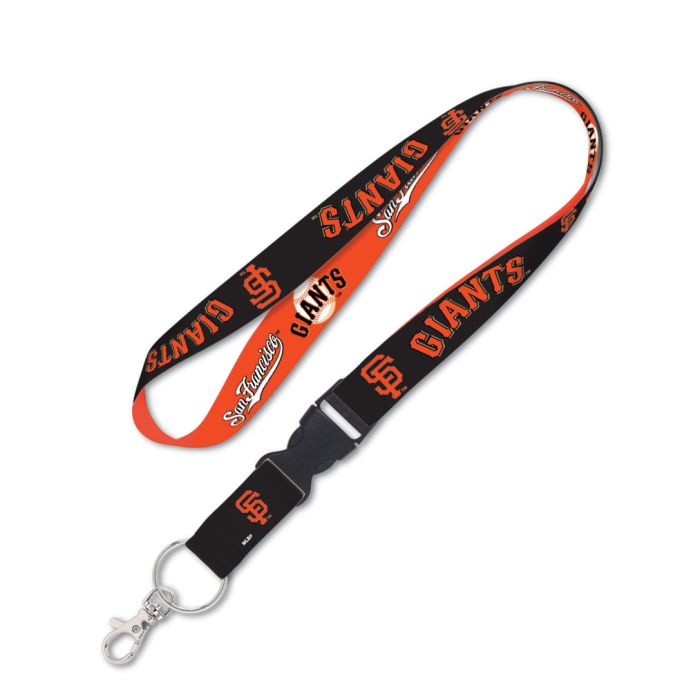 SAN FRANCISCO GIANTS LANYARD W/DETACHABLE BUCKLE 1"