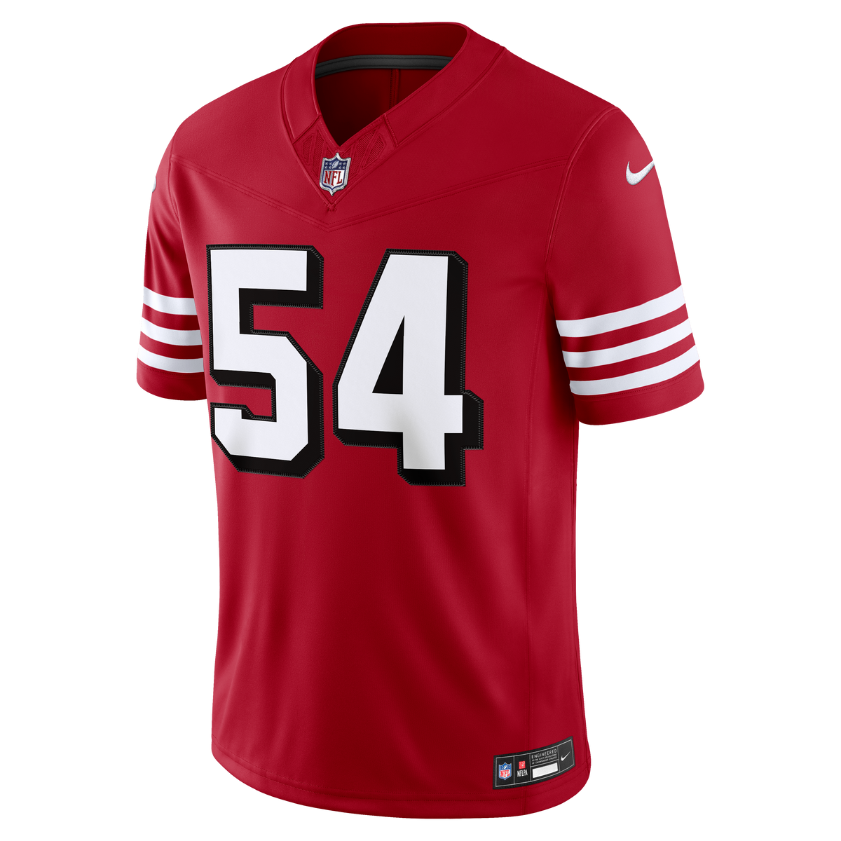 Nike San Francisco 49ers Fred Warner (#54) Limited Jersey- Gym Red