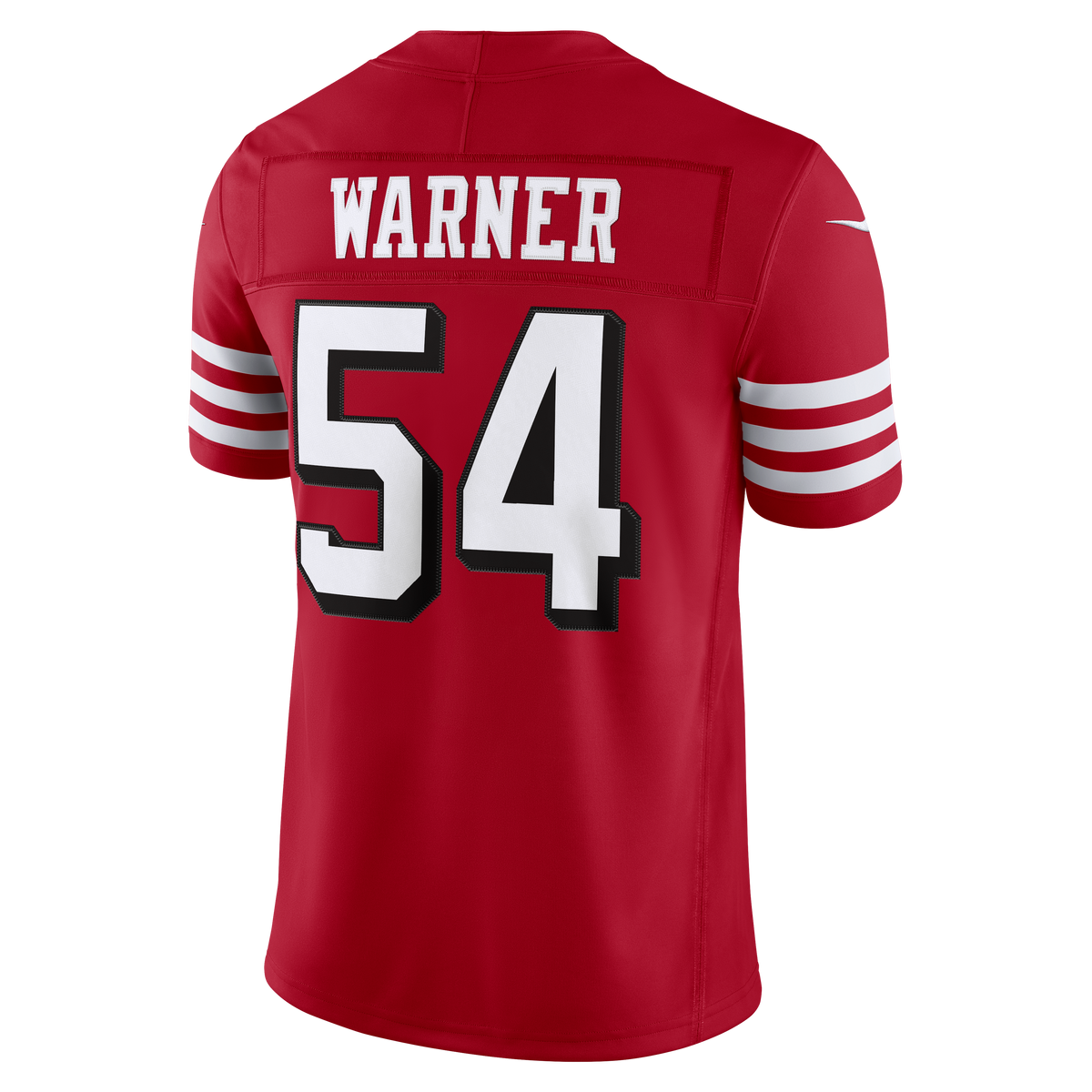 Nike San Francisco 49ers Fred Warner (#54) Limited Jersey- Gym Red