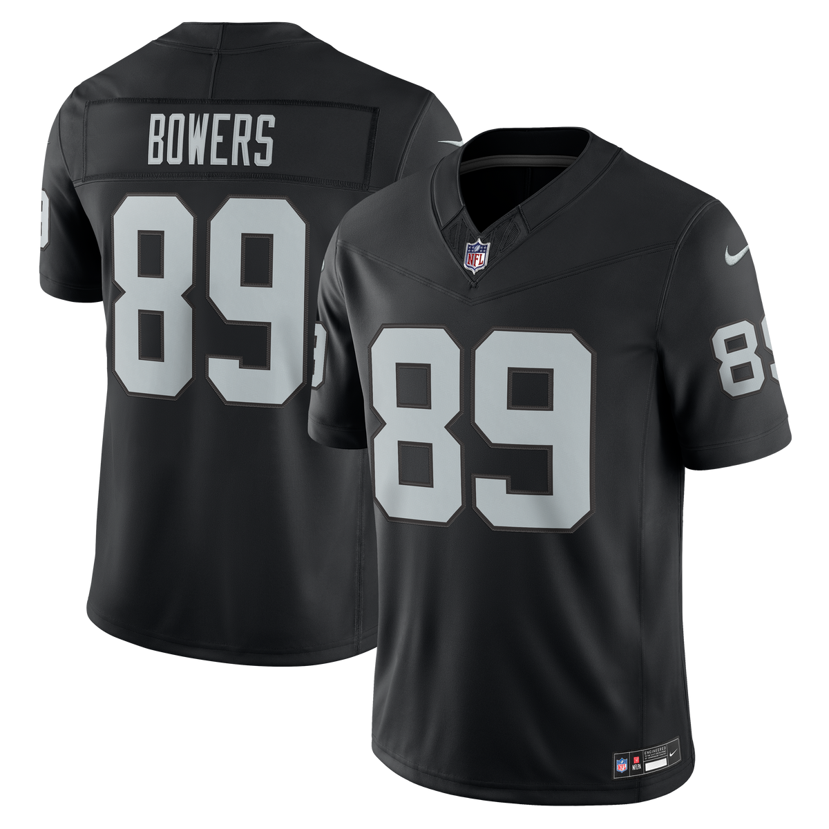 Nike Las Vegas Raiders Brock Bowers #89 Vapor Limited Player Jersey - Black