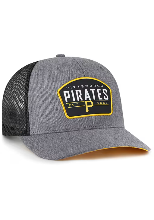 ' 47 BRAND PITTSBURGH PIRATES SLATE '47 TRUCKER ADJUSTABLE HAT