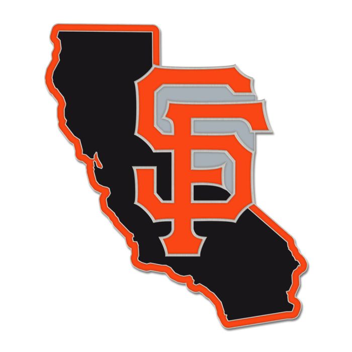 SAN FRANCISCO GIANTS COLLECTOR ENAMEL PIN JEWELRY CARD