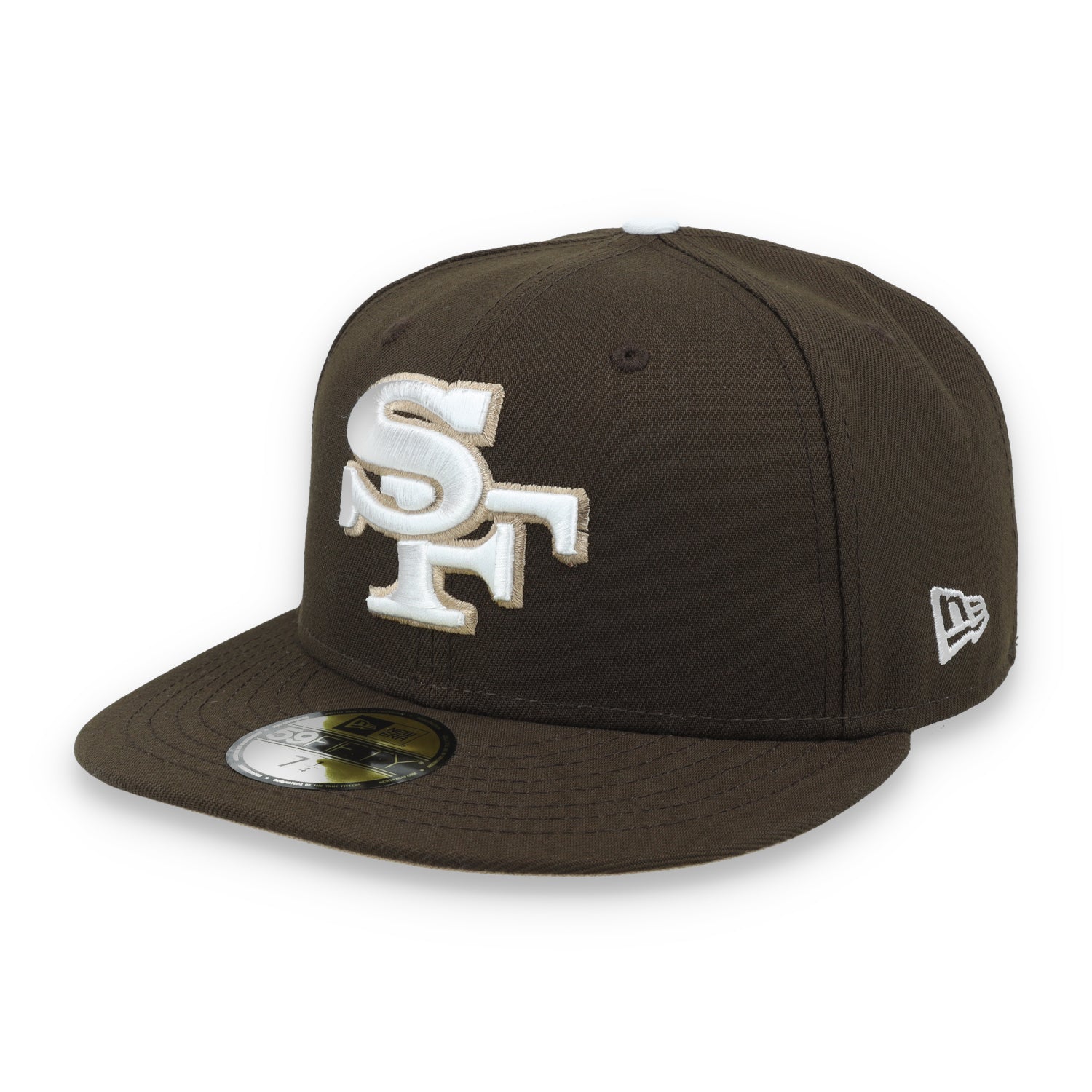 New Era San Francisco 49ers Element 59Fifty Fitted Hat- Walnut/Camel