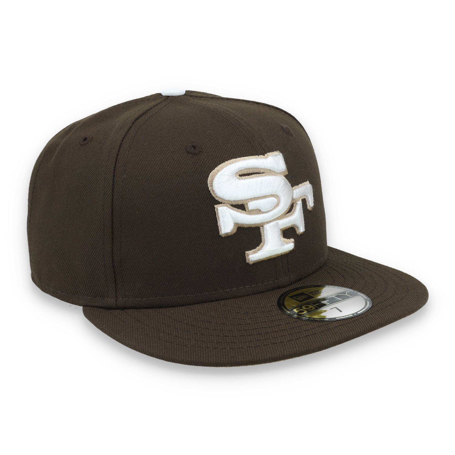 New Era San Francisco 49ers Element 59Fifty Fitted Hat- Walnut/Camel