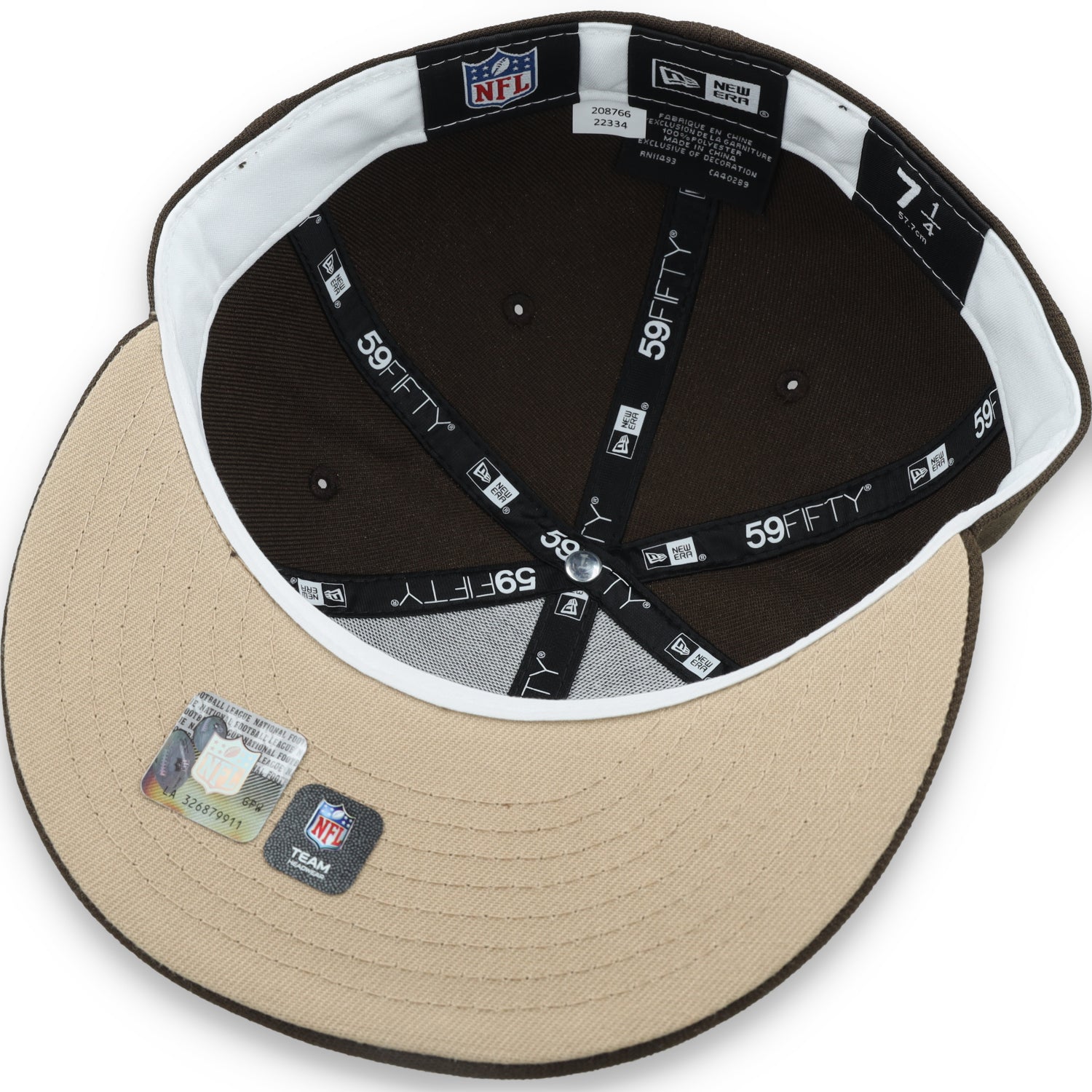 New Era San Francisco 49ers Element 59Fifty Fitted Hat- Walnut/Camel
