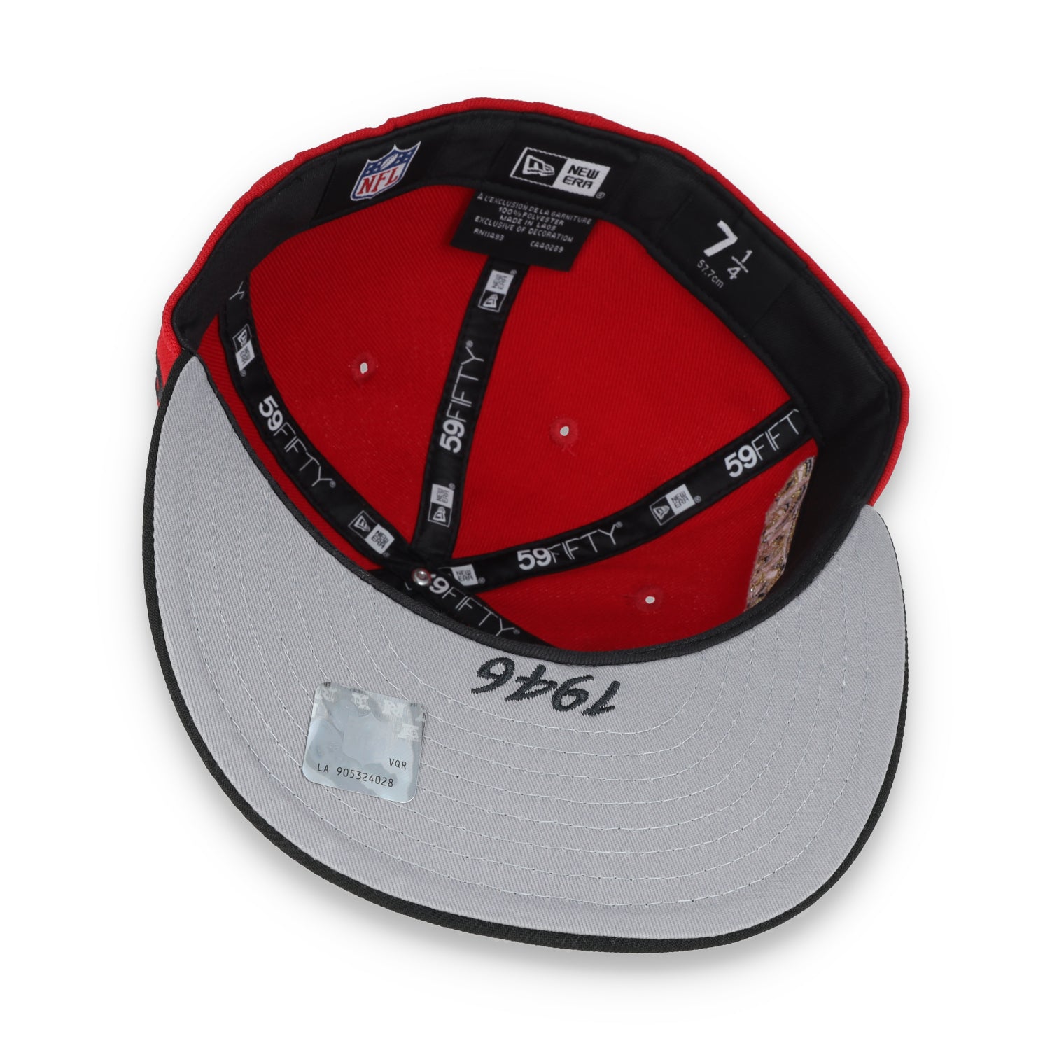New Era San Francisco 49ERS NFC West 59FIFTY Fitted Hat - Red/Black