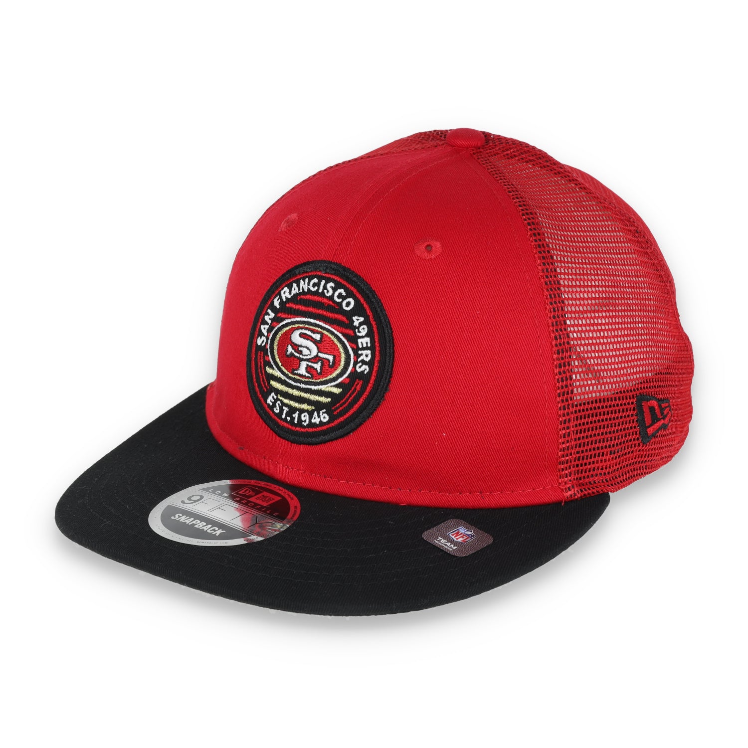 New Era San Francisco 49ers 9FIFTY Adjustable Snapback Mesh
