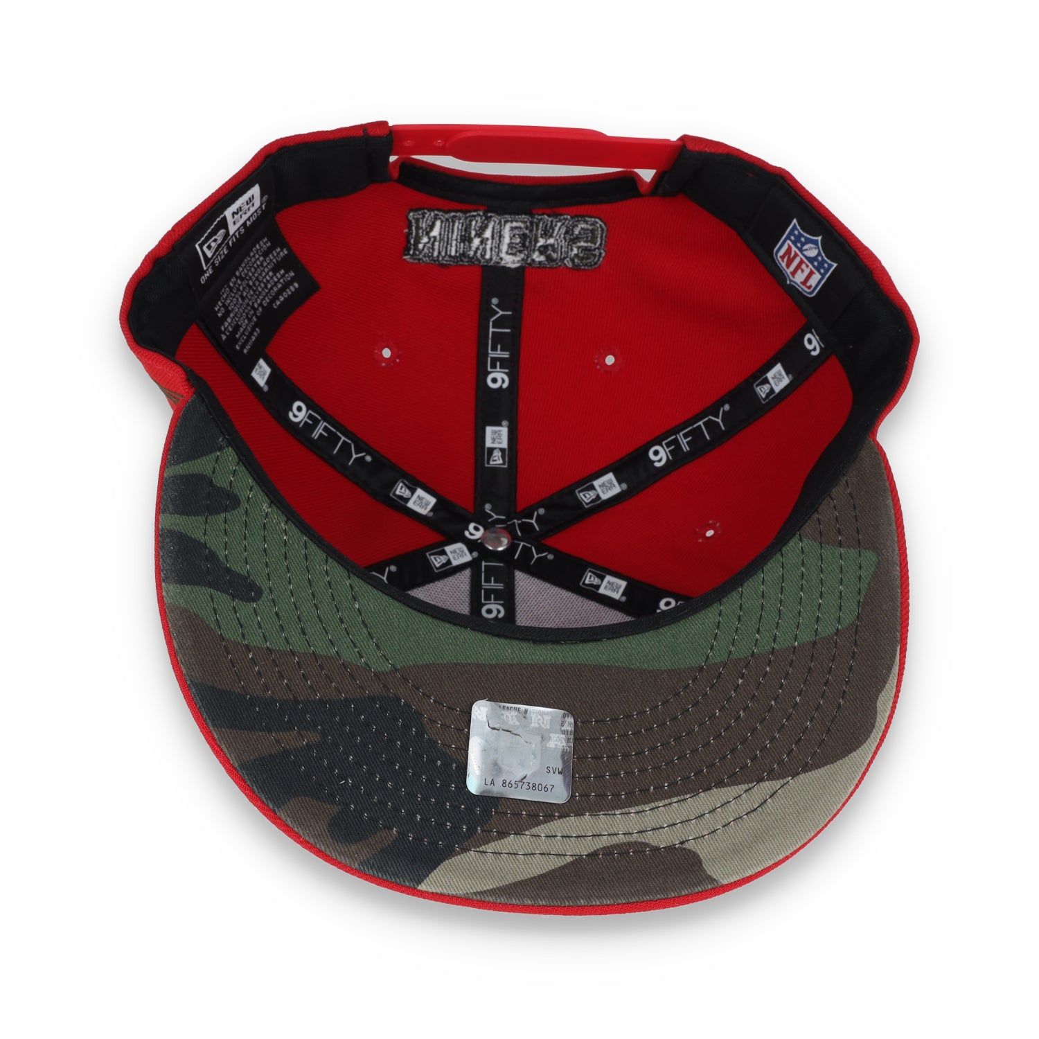 NEW ERA SAN FRANCISCO 49ERS  9FIFTY SNAPBACK-CARDINAL/CAMO