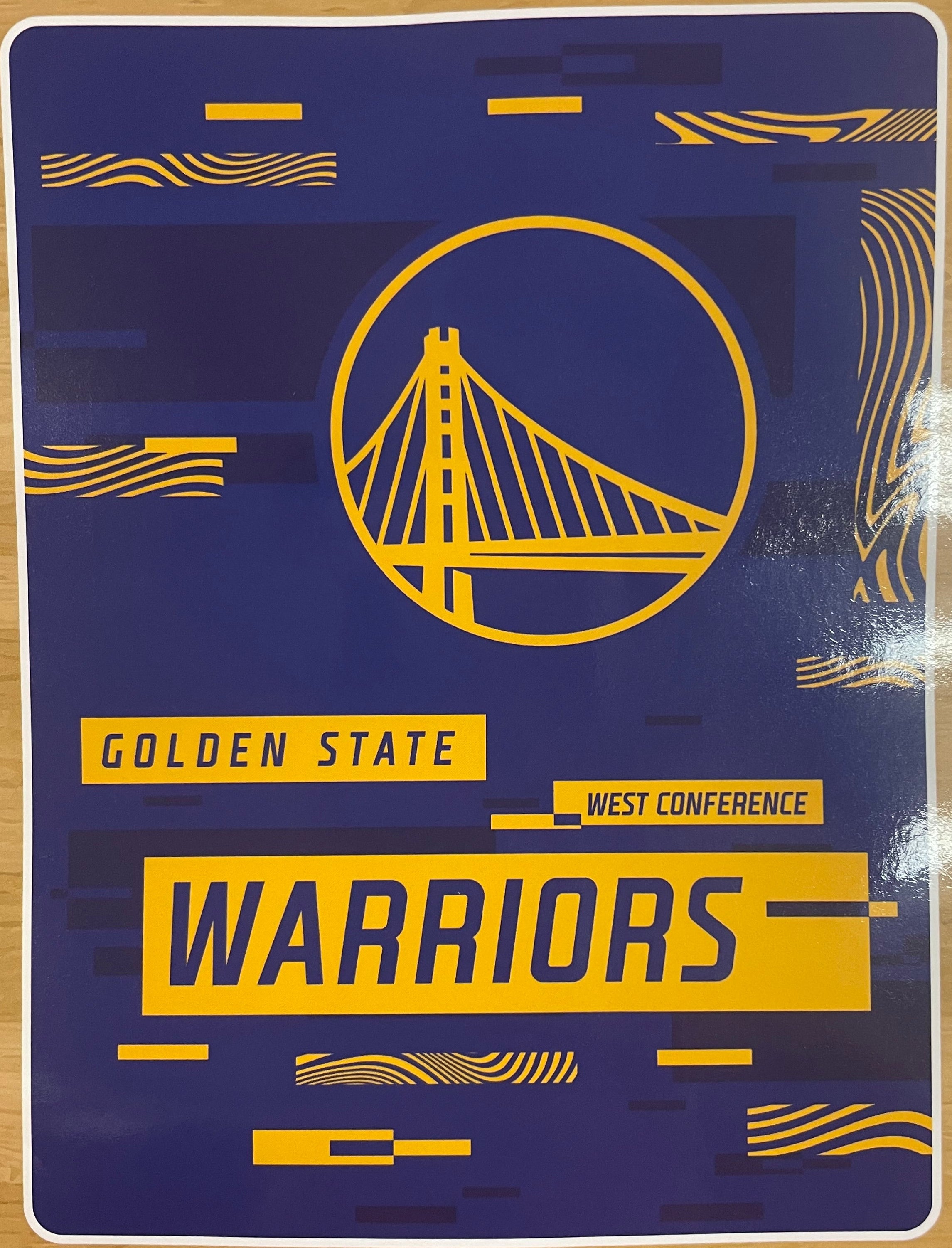 Golden State Warriors 60x80 Raschel Throw Blanket