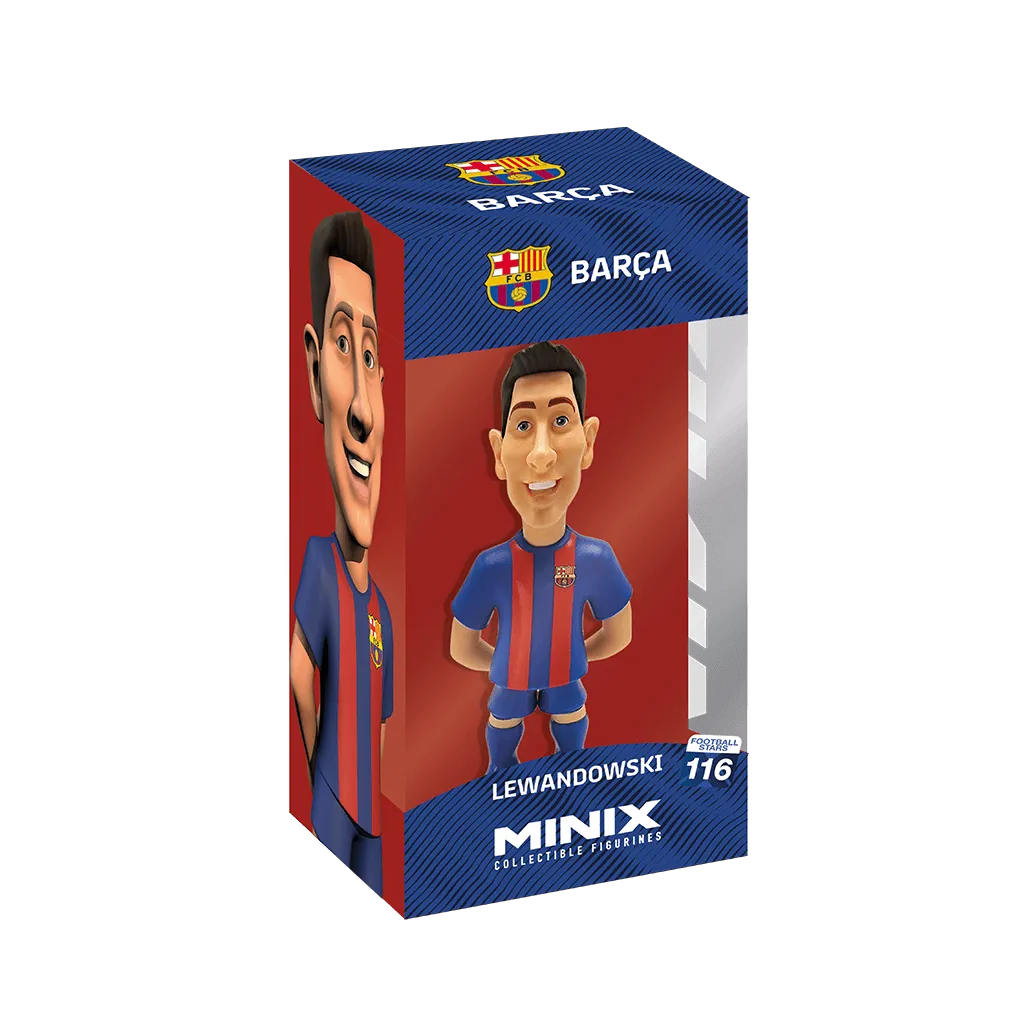 Minix Barcelona 12CM "Lewandoski" Collectible Figure